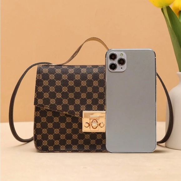 ⚠️Clearance Brown Patterned Crossbody Bag - Picture 2 of 6